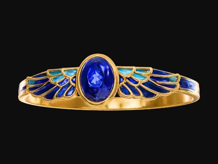 3D model for Sapphire Winged Elegance