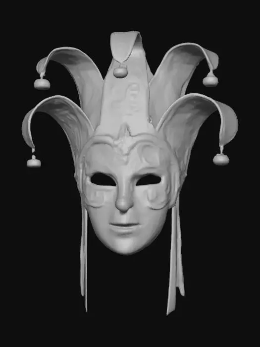 3D model for Golden Carnival Mask