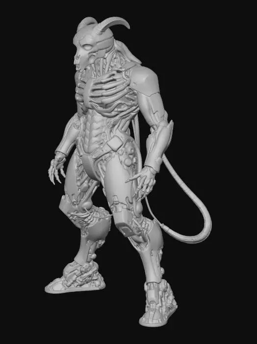 3D model for Cyber Minotaur Recon