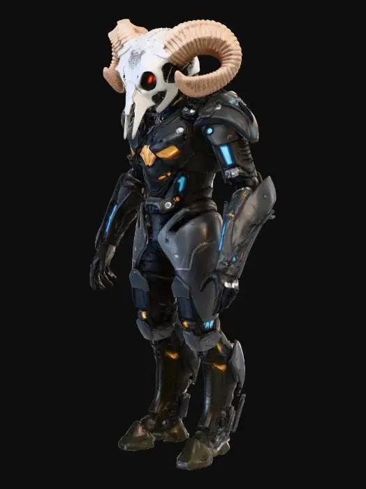 3D model for Cybernetic Minotaur