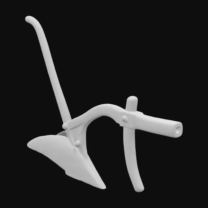 3D model for Antique Wooden Plow