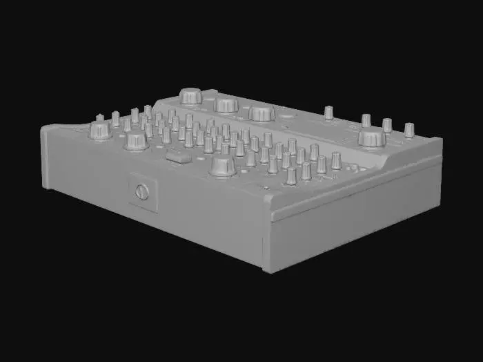 3D model for DJ Mixer