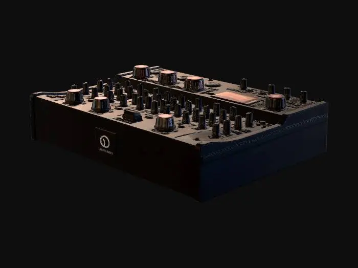 3D model for DJ Mixer
