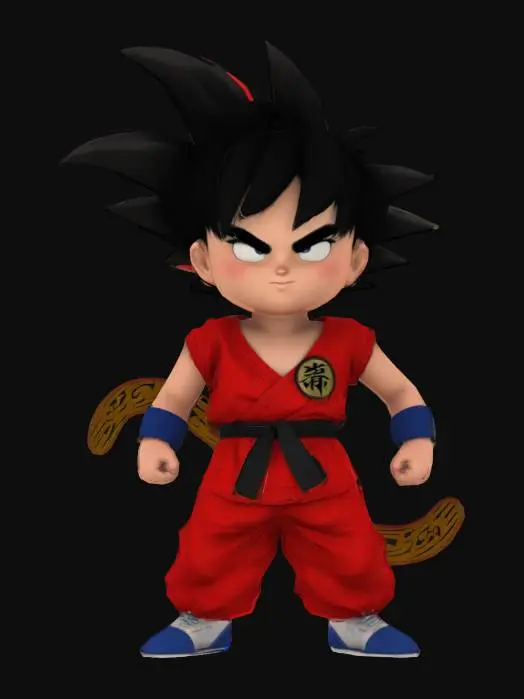 3D model for Songoku