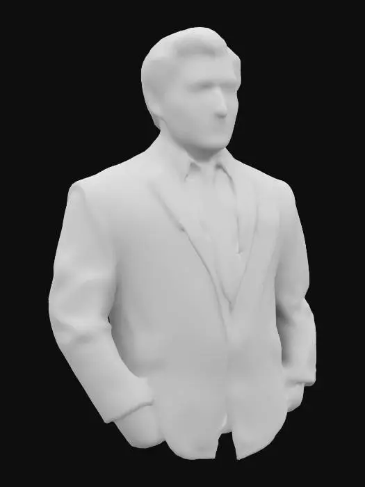3D model for Ultra-realistic Donald Trump, full body, wear suit