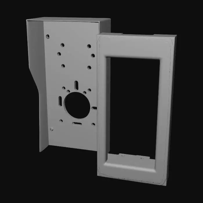 3D model for Two metal enclosures
