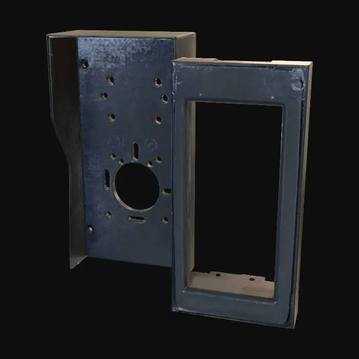3D model for Two metal enclosures