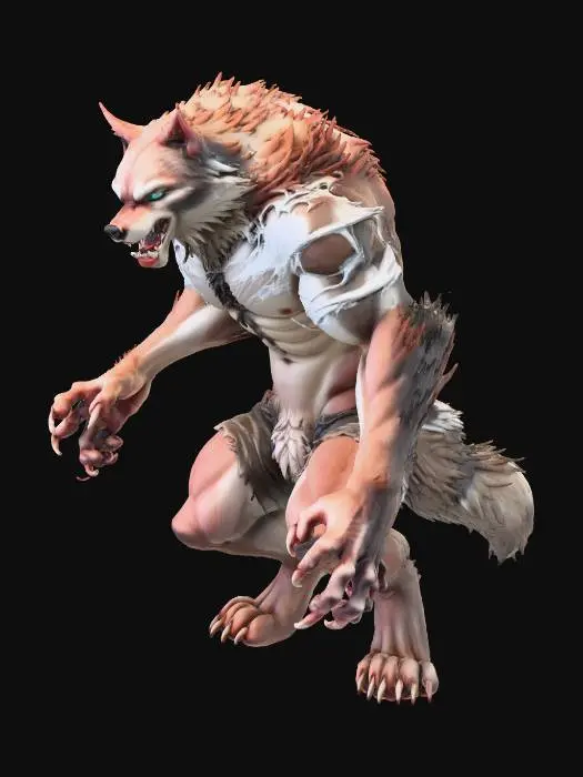 3D model for Werewolf Encounter