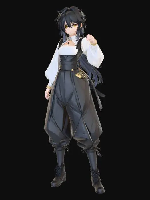 3D model for Mysterious Elegance