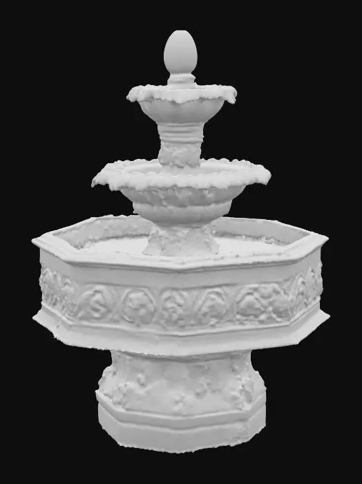 3D model for Ornate Stone Fountain