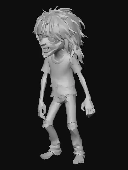 3D model for Low-Poly Vagabond