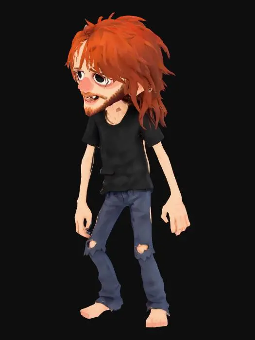 3D model for Low-Poly Vagabond