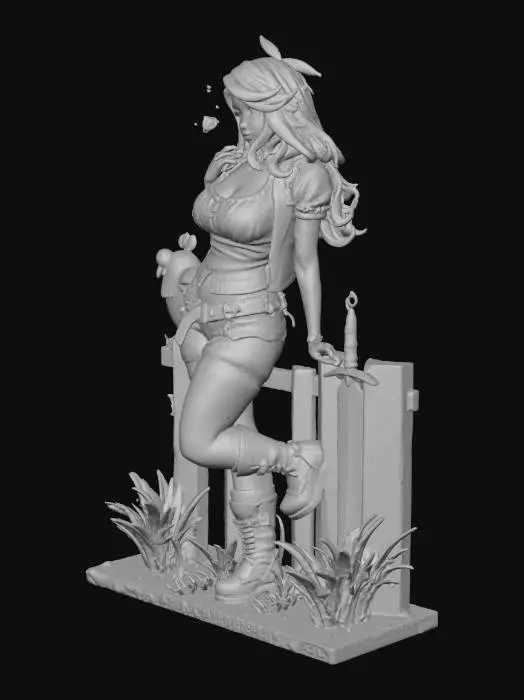 3D model for Enchanting Field Maiden