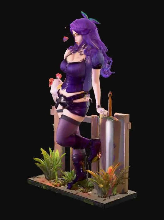 3D model for Enchanting Field Maiden