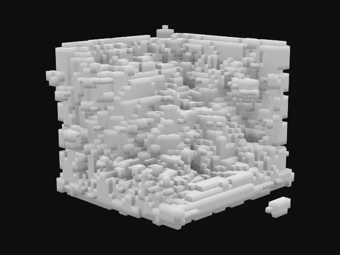 3D model for 3D scene of a dream library inspired by Pandora from Avatar, with glowing plants intertwined with towering bookshelves. A mystical cat with luminous eyes serves as the librarian, gracefully guiding visitors. Ethereal lighting and magical atmosphere