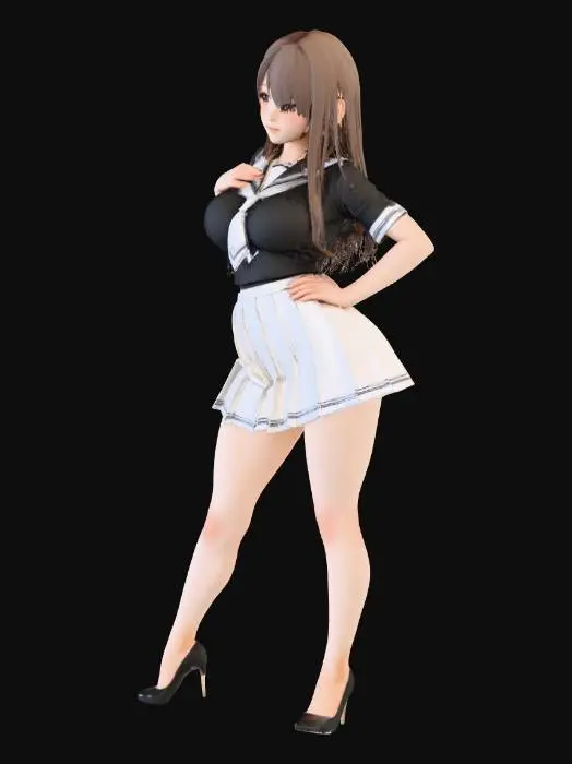 3D model for girl01