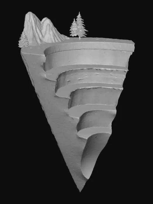 3D model for Layers of the Earth