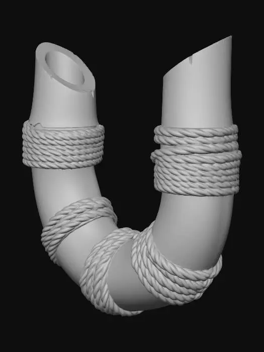 3D model for Rope-Bound Bamboo