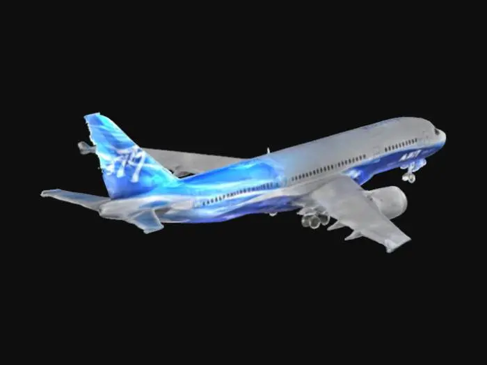 3D model for Boeing Dreamliner on Tarmac