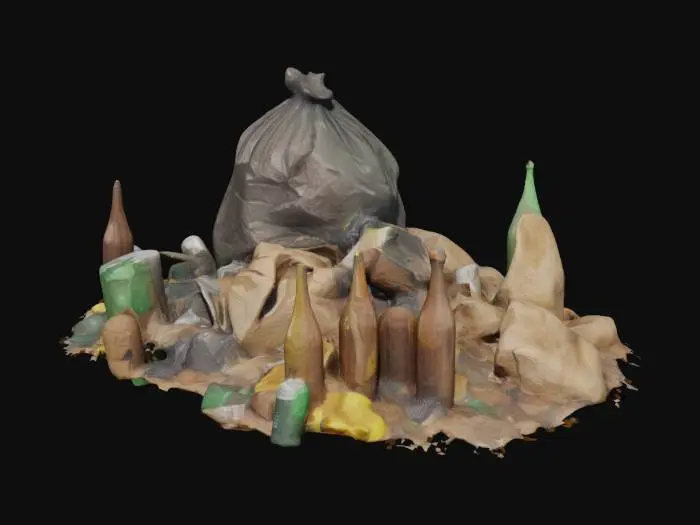 3D model for Trash Pile Still Life