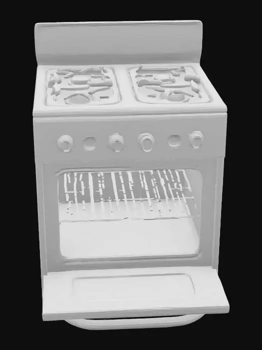 3D model for Vintage Oven Relic