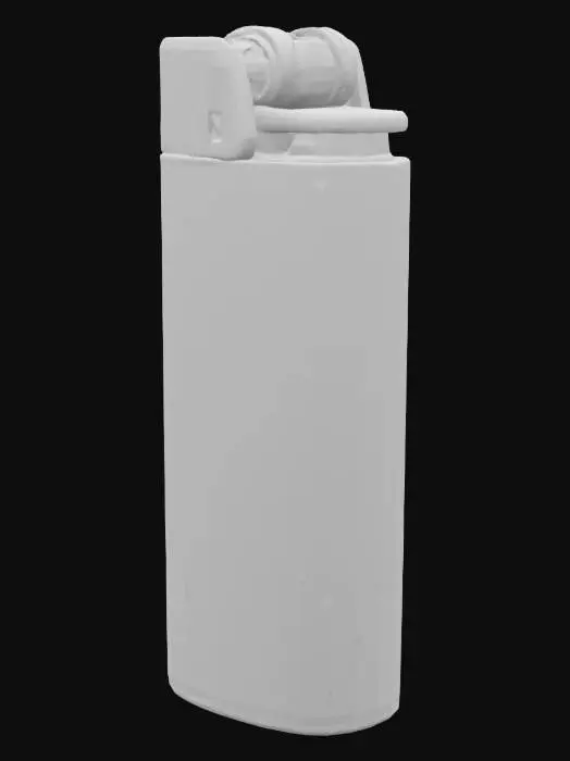 3D model for Red Pocket Lighter
