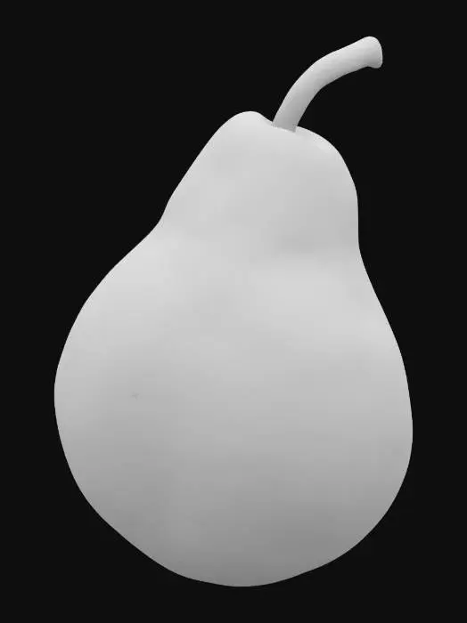 3D model for make me a highly realistic 3d fruit pear
