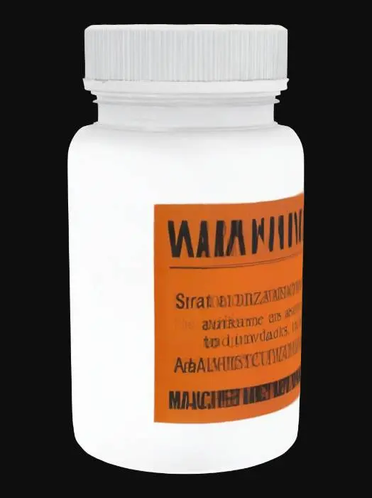 3D model for Warning Pill Bottle