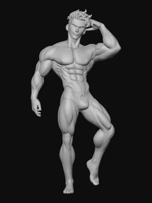 3D model for Beach Body Pose