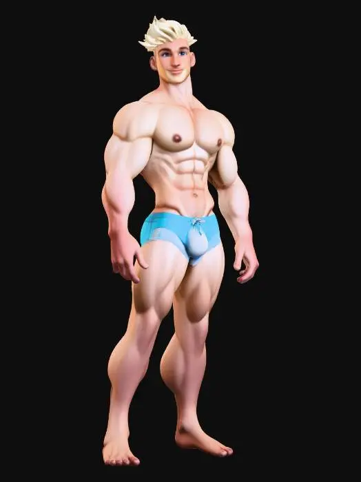 3D model for Heroic Pose