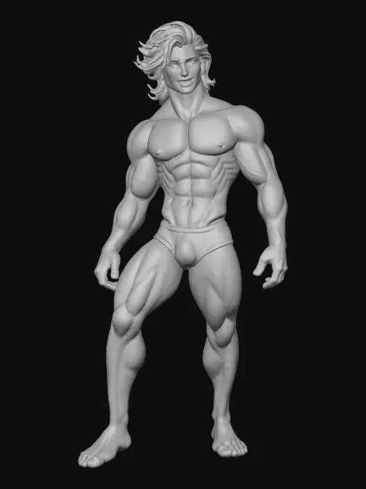 3D model for Forest Adonis