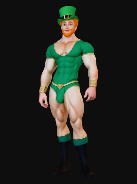 3D model for Leprechaun in the Woods