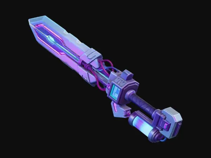 3D model for Cyberpunk Greatsword