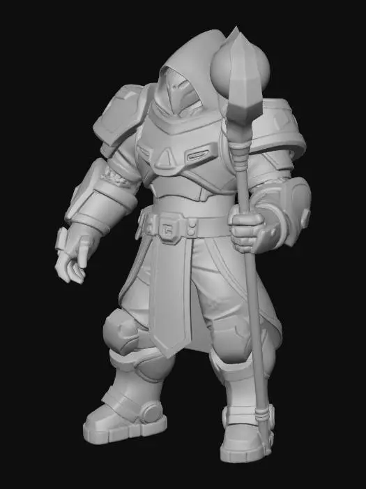 3D model for mage guardian