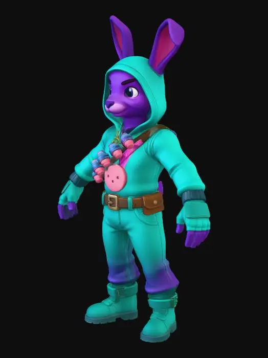3D model for Bomb Bunny