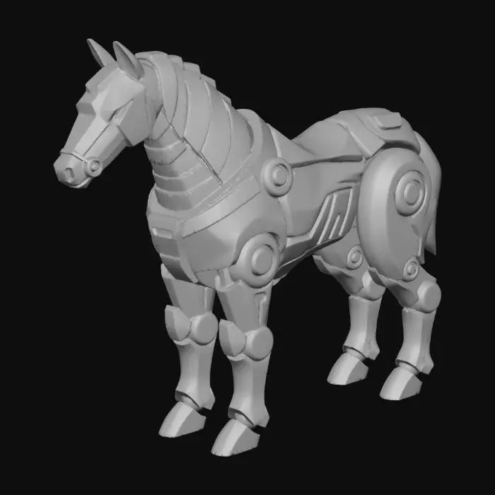 3D model for Neon Armored Steed