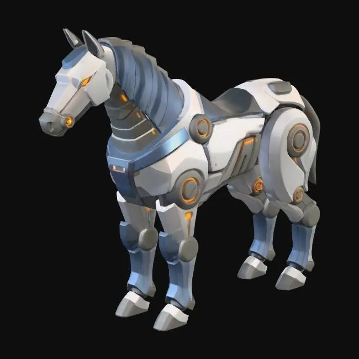 3D model for Neon Armored Steed