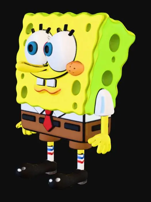 3D model for Happy Sponge