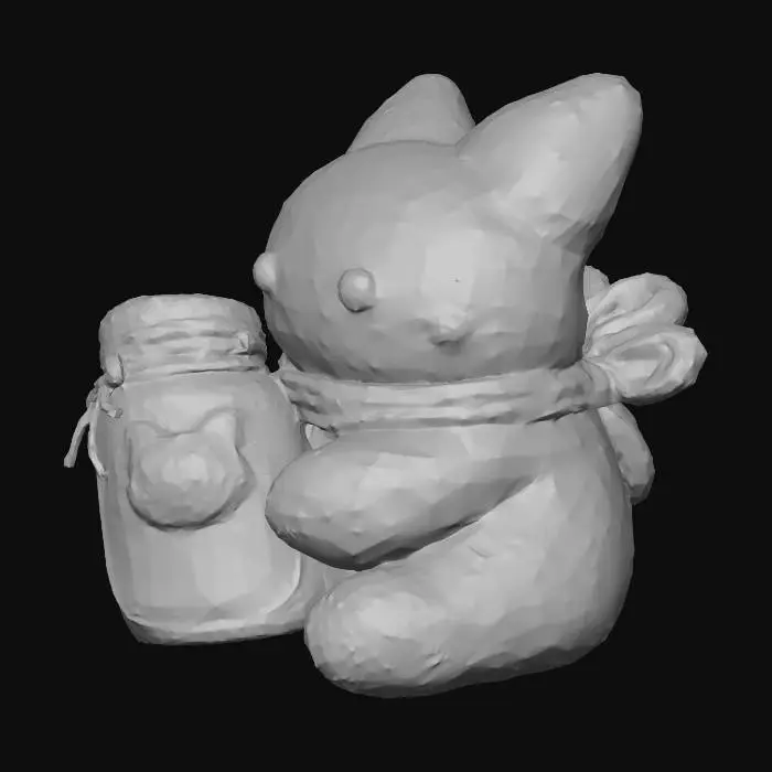 3D model for Meep Plush