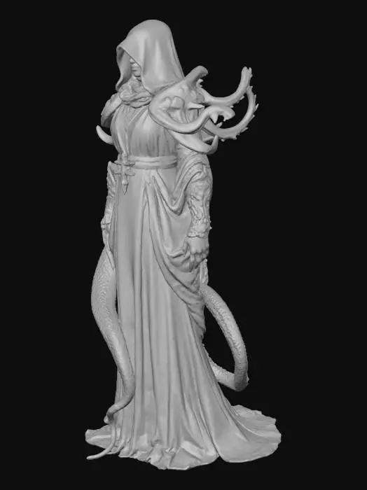 3D model for Serpent Priestess