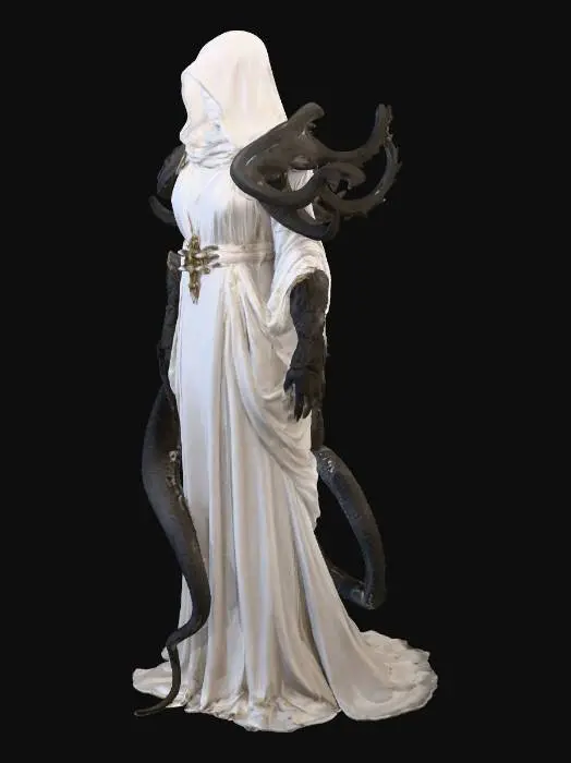 3D model for Serpent Priestess