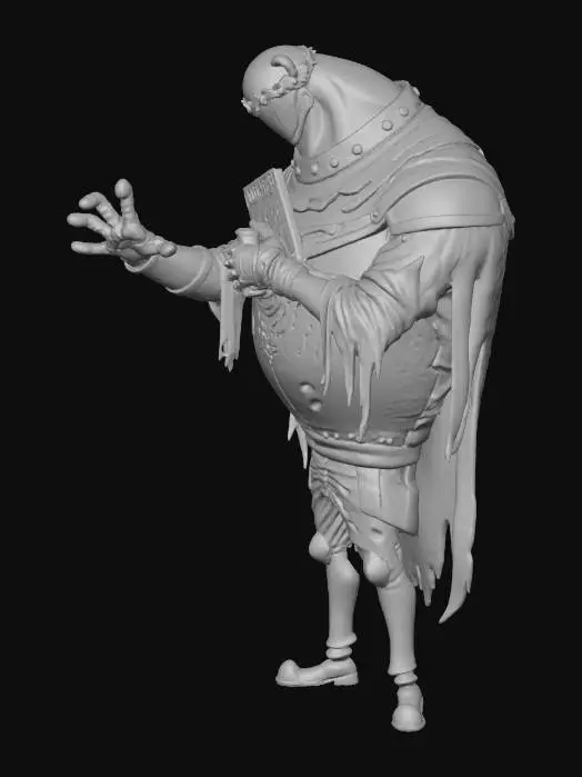 3D model for Armored Monk KUMA