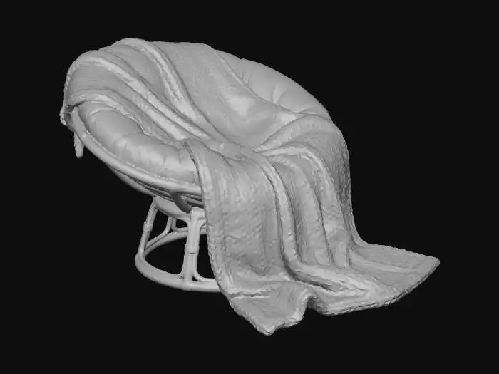 3D model for Papasan Chair