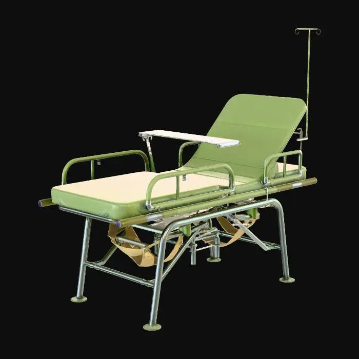 3D model for Green Reclining Medical Chair