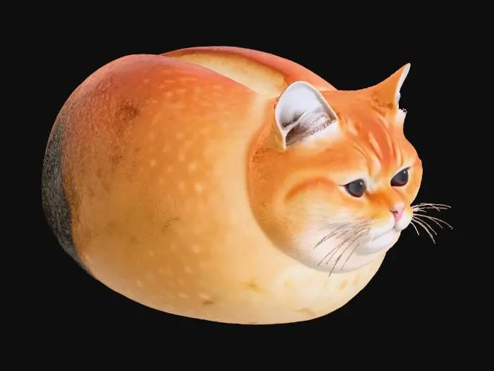 3D model for Bread Cat