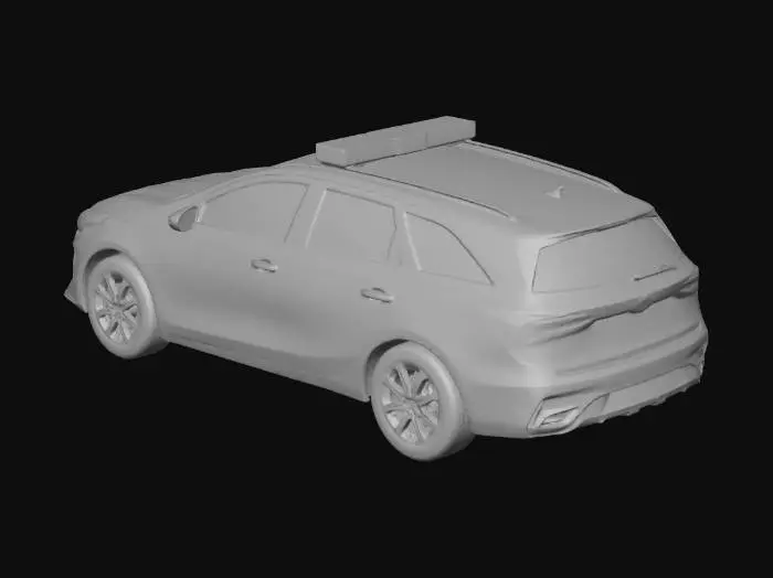3D model for Kia Ceed Poland Police