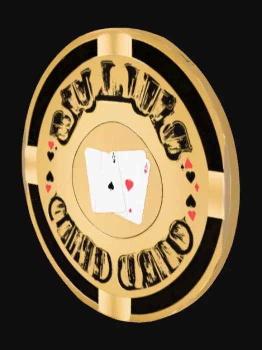 3D model for Bullets Card Club Logo