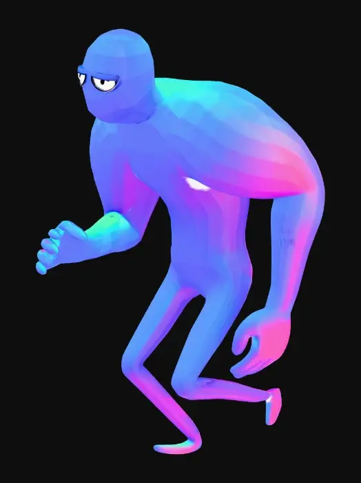 3D model for Colorful Polygonal Figure