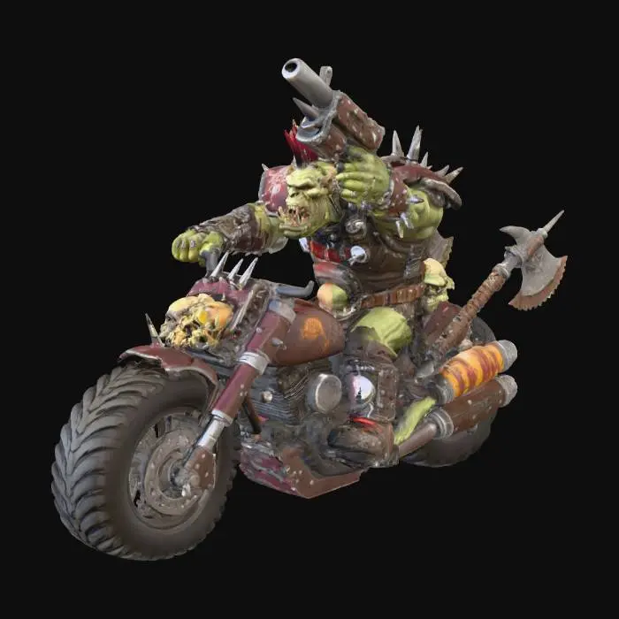 3D model for Wasteland Warrior