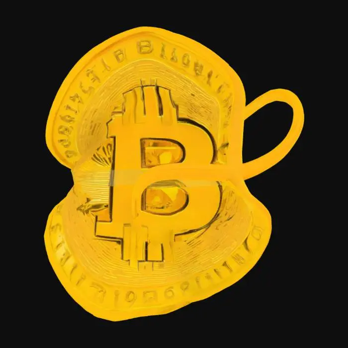 3D model for Биткоин монетка